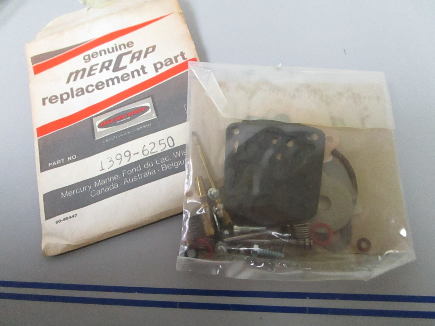*NEW OEM* 0810 Mercury Quicksilver Carburetor Repair Kit 1399-6250