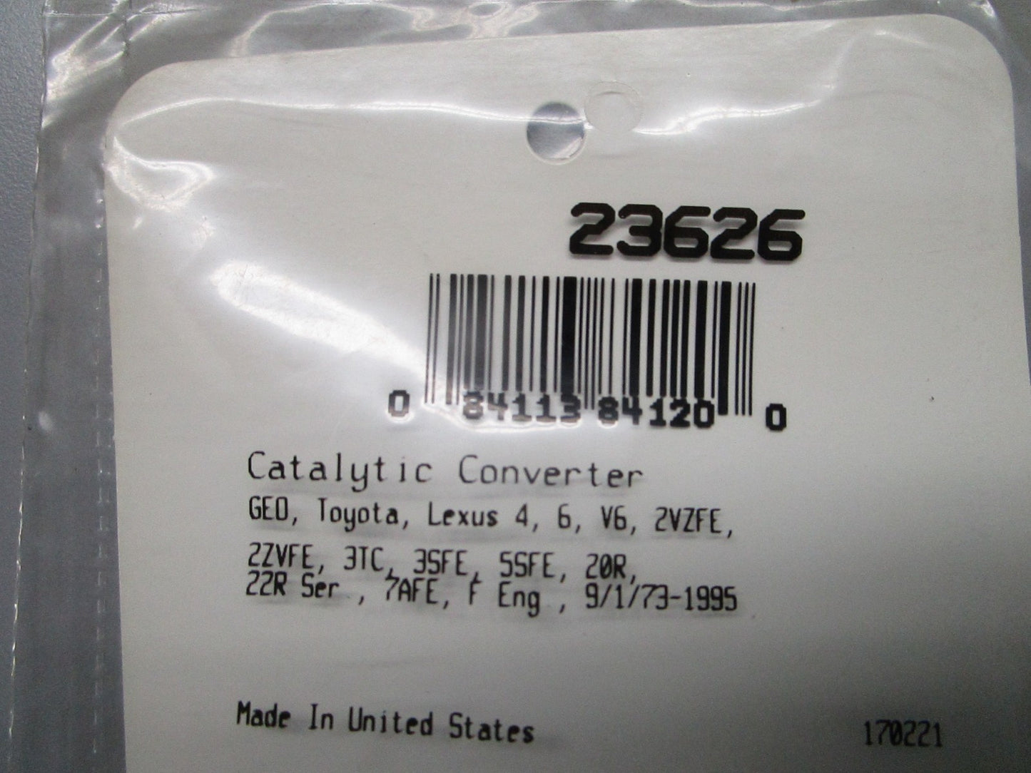 *NEW* 0810 Fel-Pro Gasket 23626