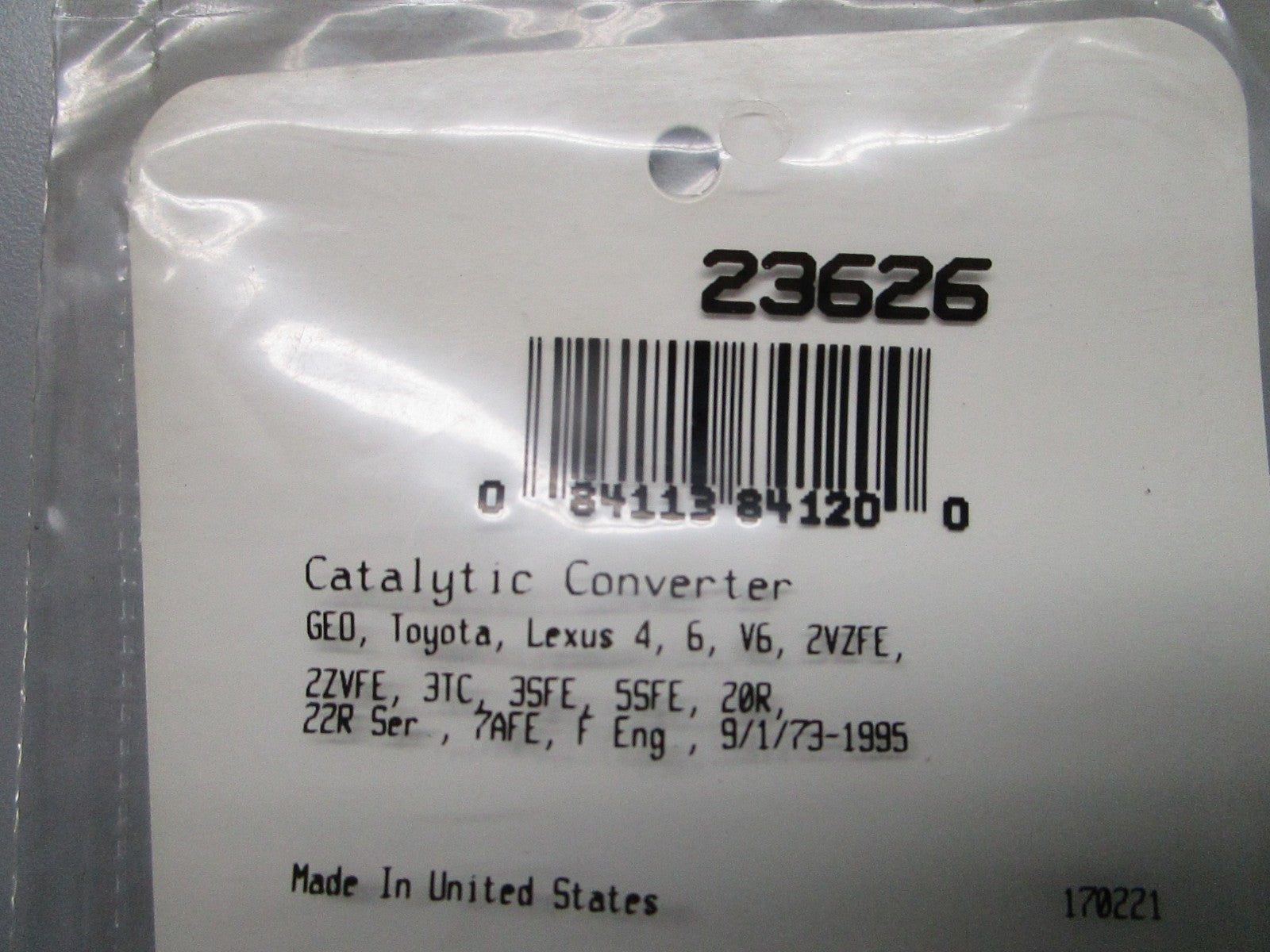 *NEW* 0810 Fel-Pro Gasket 23626