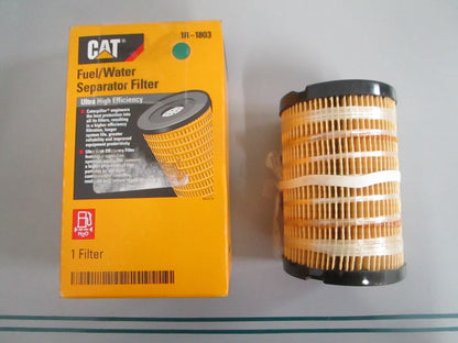 Caterpillar 1R-1803 Advanced Efficiency Fuel Water Separator Filter NEW OEM 0820