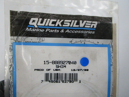 NEW OEM 15-888927040 Mercury Quicksilver Shim 0810