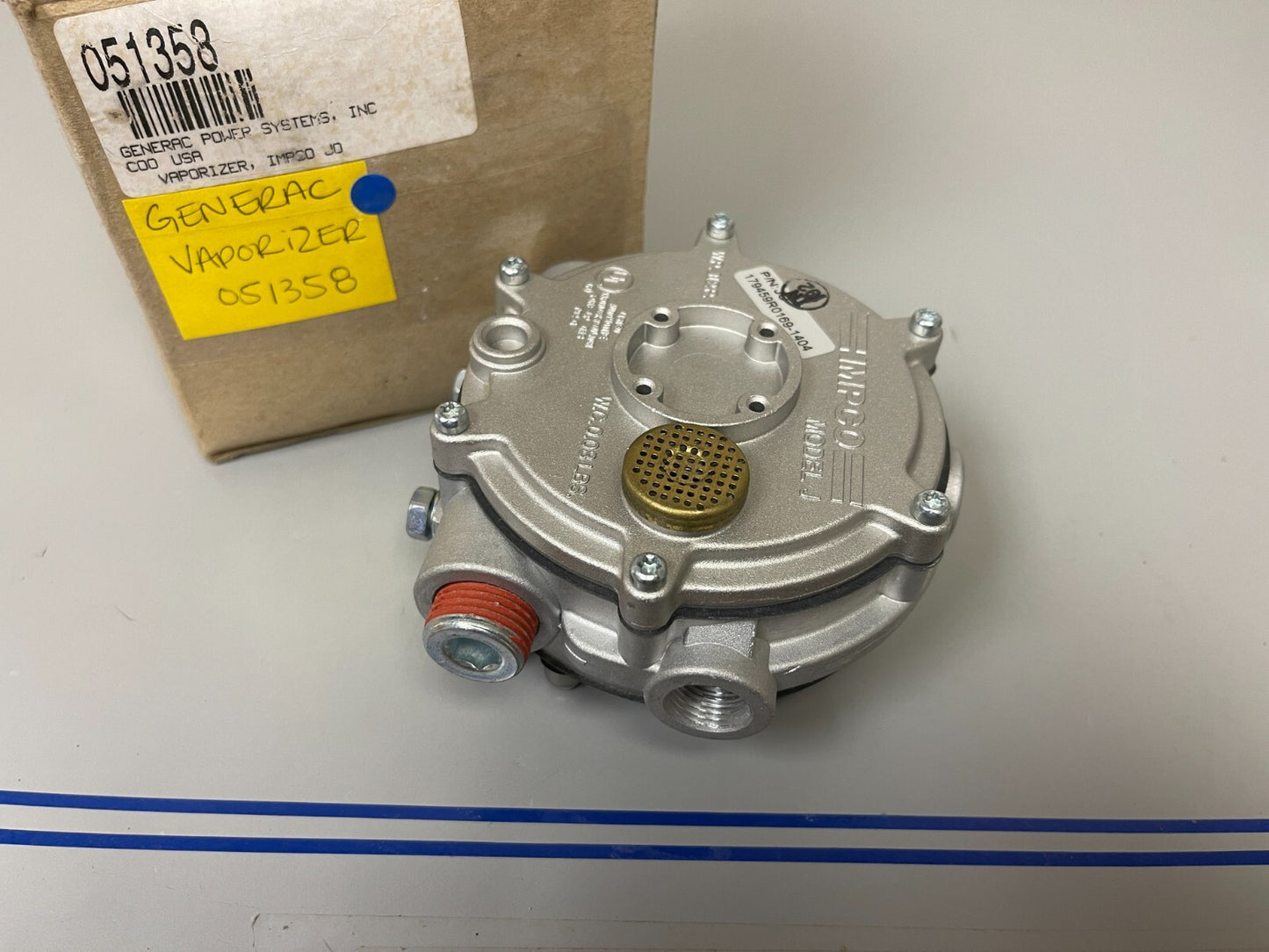 *NEW OEM* 0720 Generac JO Vaporizer 051358