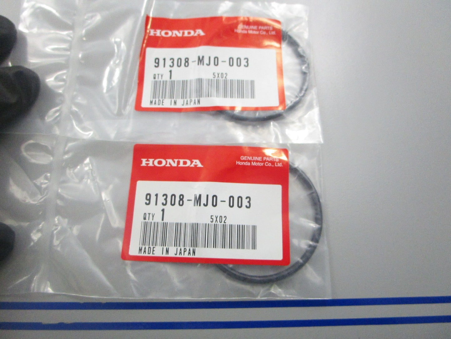*NEW OEM* (LOT OF 2) 0810 Honda O-Ring 91308-MJ0-003