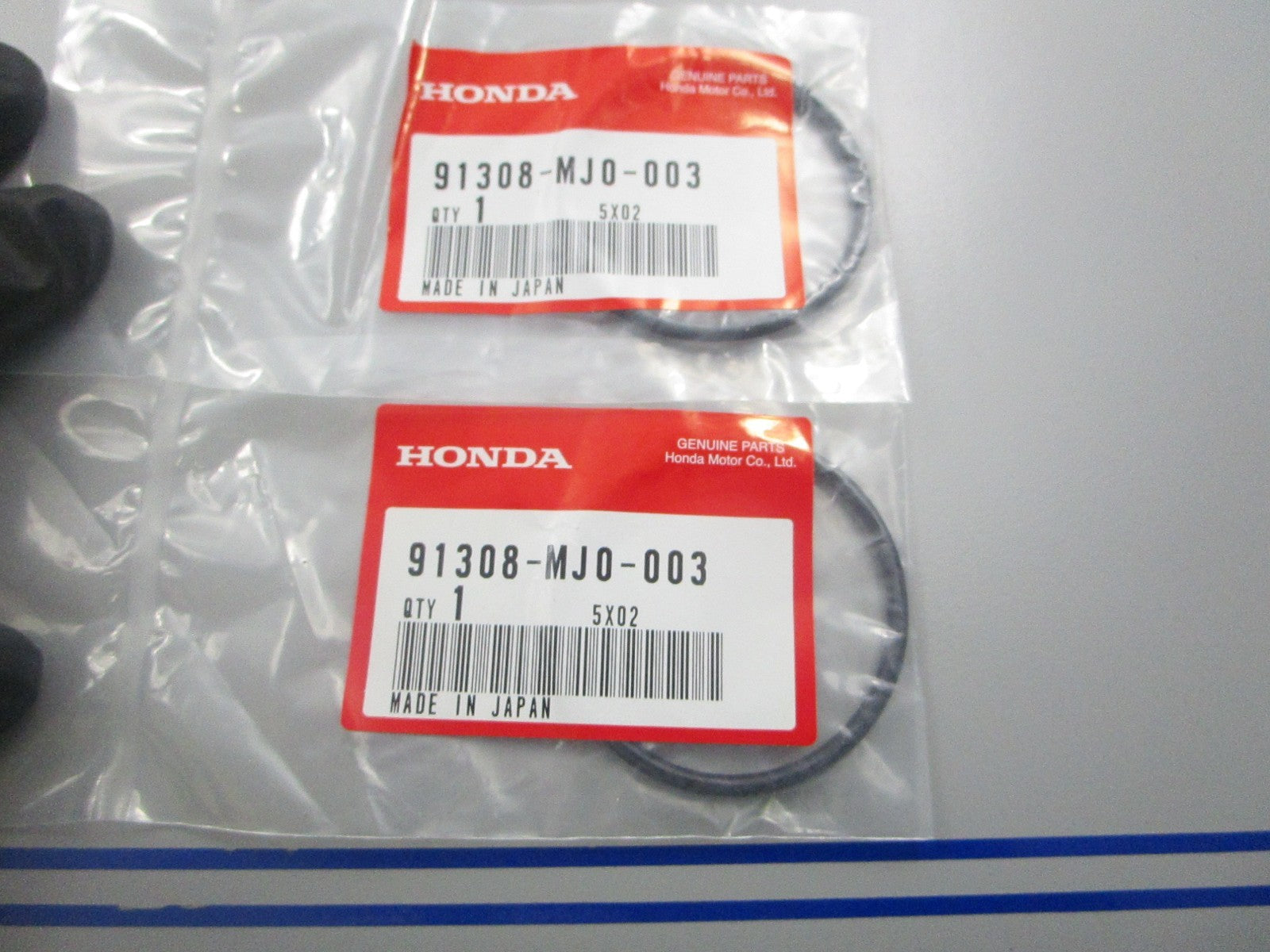 *NEW OEM* (LOT OF 2) 0810 Honda O-Ring 91308-MJ0-003
