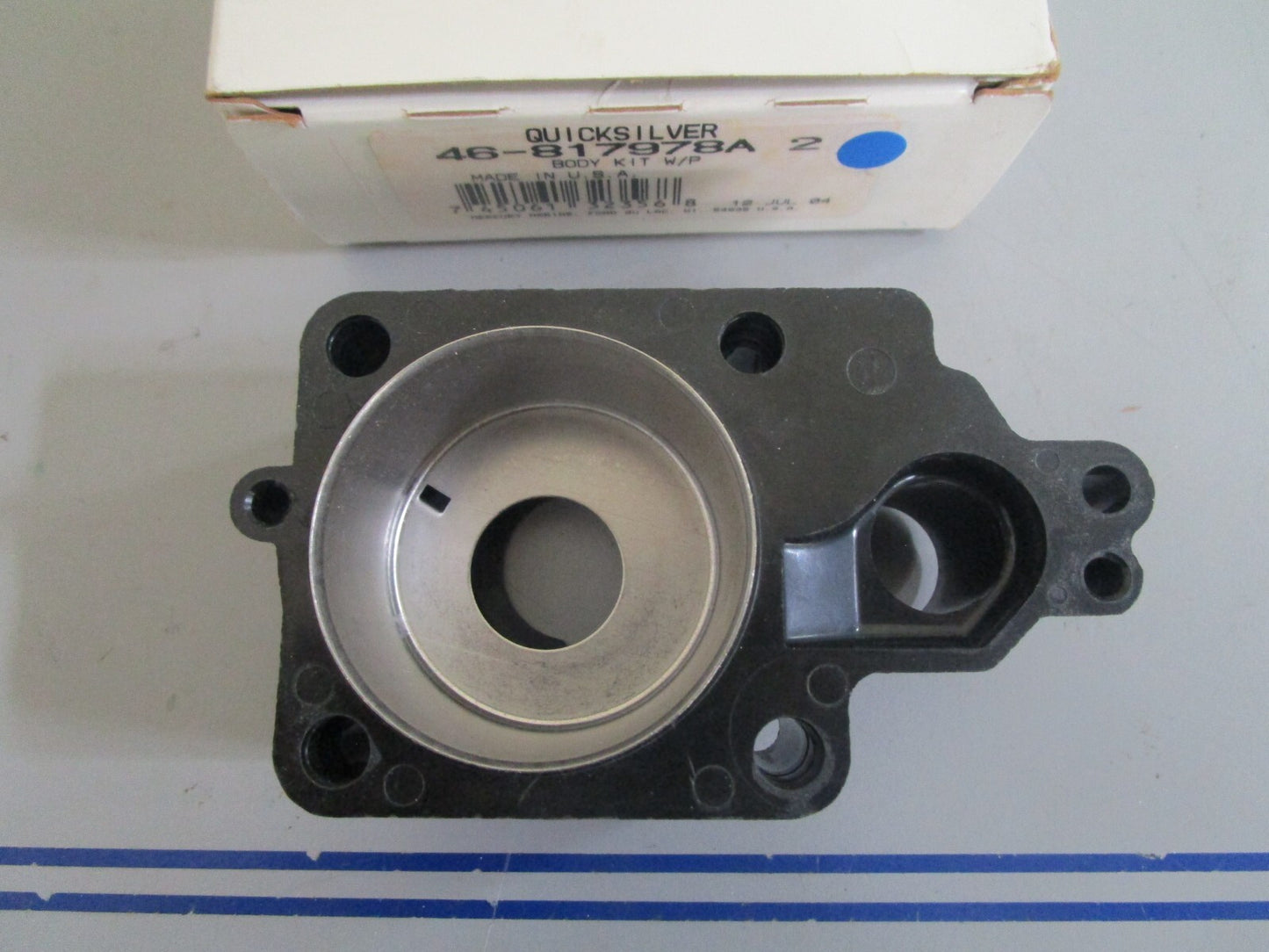 *NEW OEM* 0820 Mercury Quicksilver Water Pump Body Kit 46-817978A2