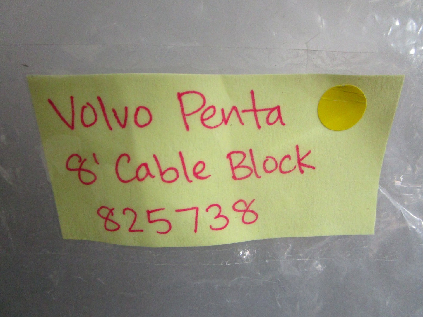 *NEW OEM* 0820 Volvo Penta 8' Cable Block 825738