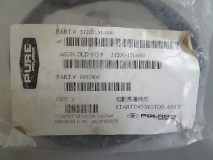 *NEW OEM* 0820 Polaris Starting Motor Assy 0451805