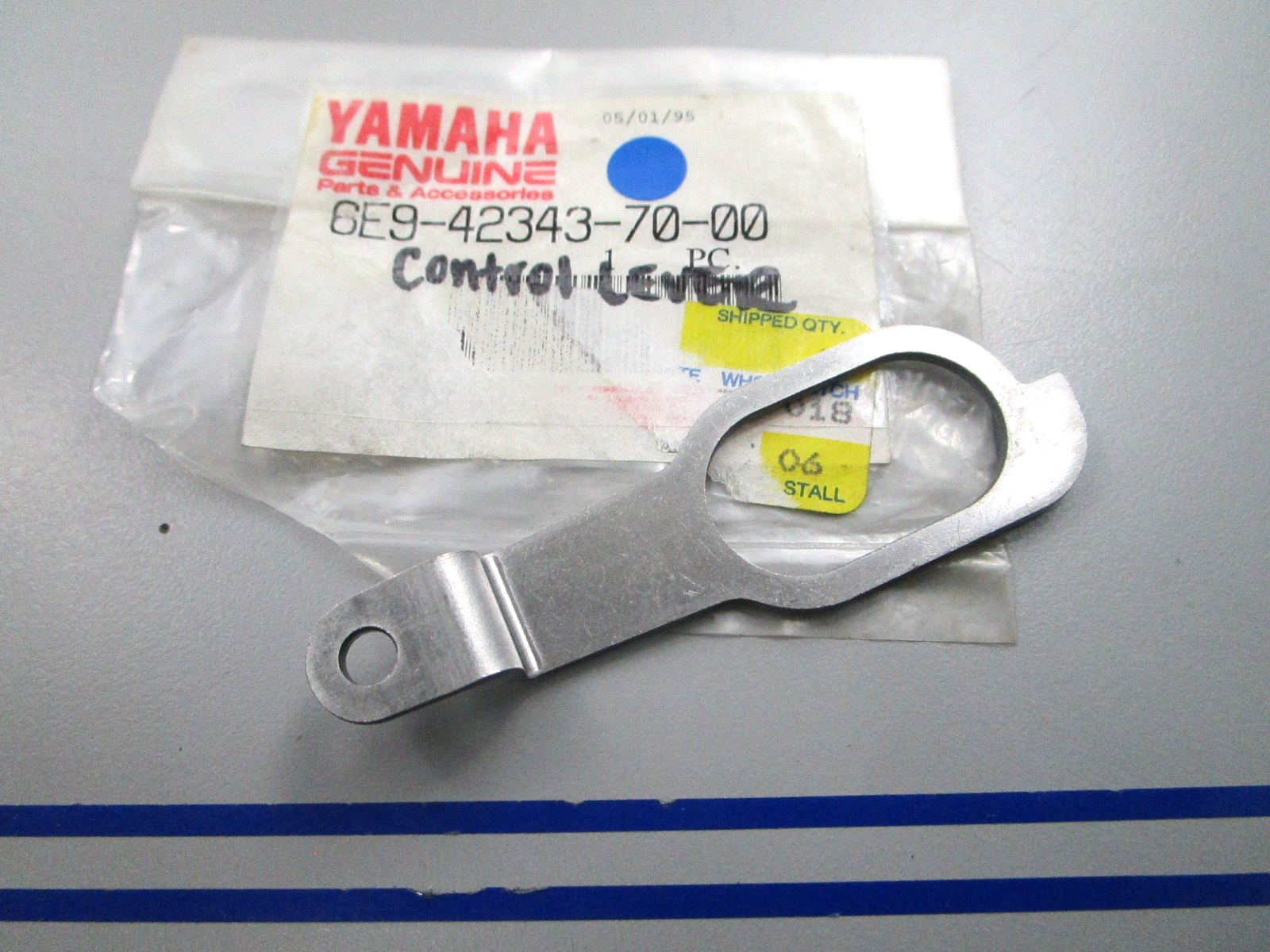 NEW OEM Yamaha 6E9-42343-70-00 Control Lever 0810