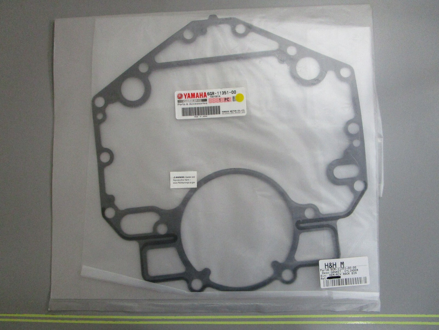 *NEW OEM* 0820 Yamaha Cylinder Gasket 6GR-11351-00-00