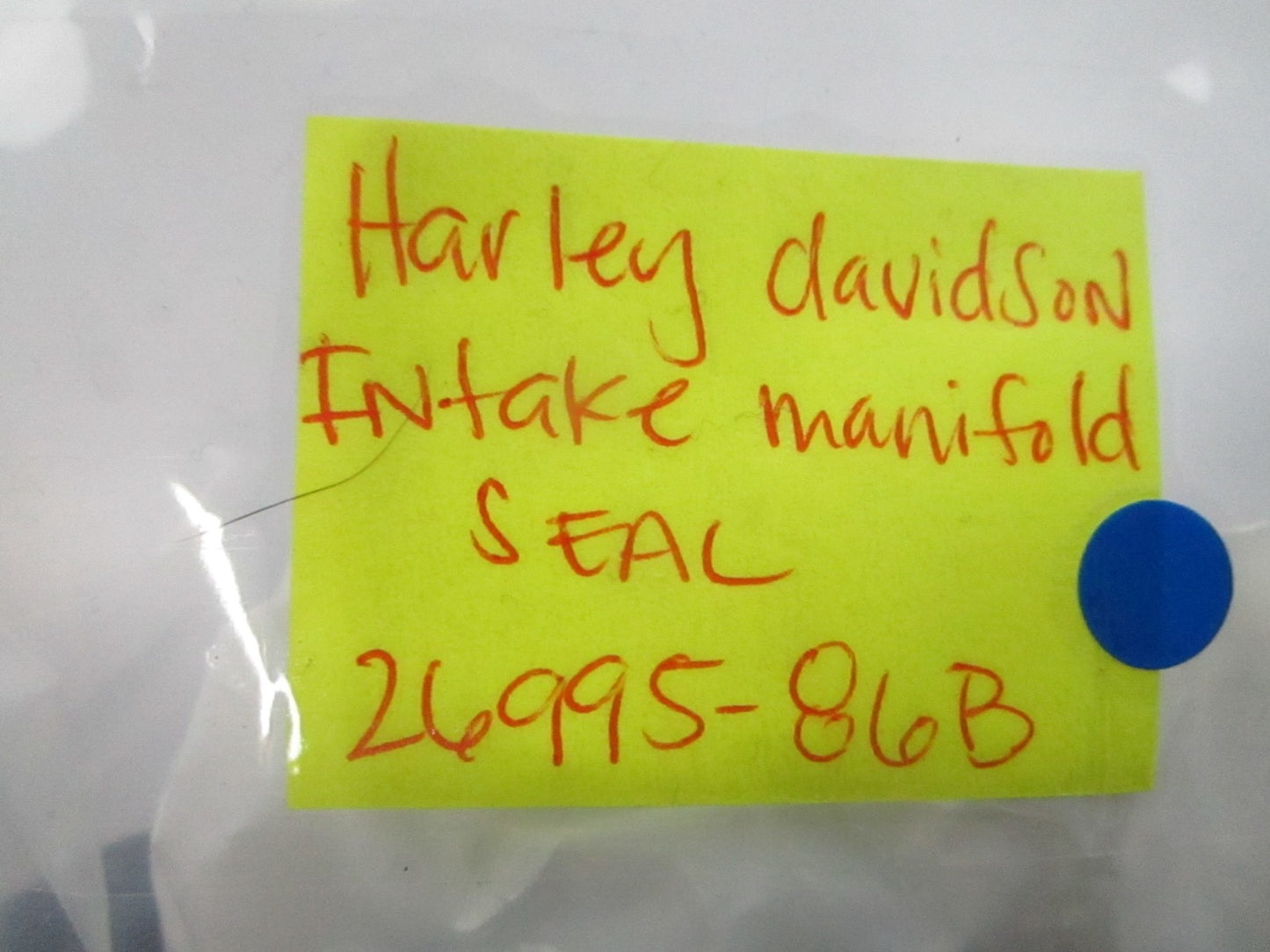 *NEW OEM* (LOT OF 2) 0810 Harley Davidson Intake Manifold Seal 26995-86B