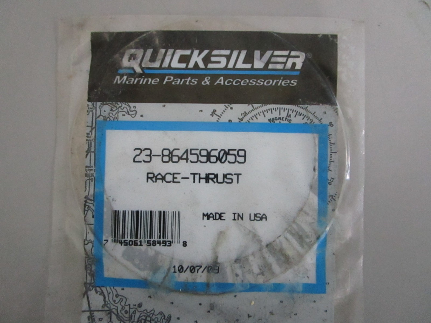 NEW OEM 23-864596059 Mercury Quicksilver Thrust Bearing Race 0820