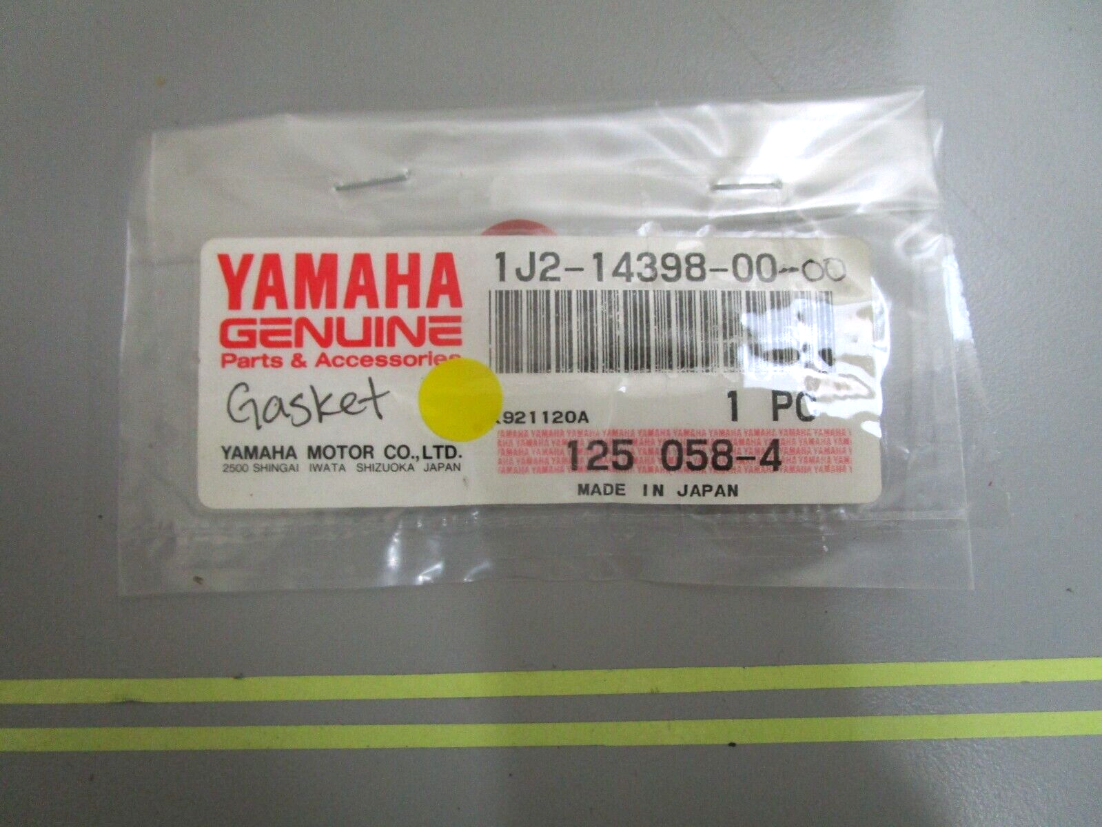 *NEW OEM* 0810 Yamaha Gasket 1J2-14398-00-00