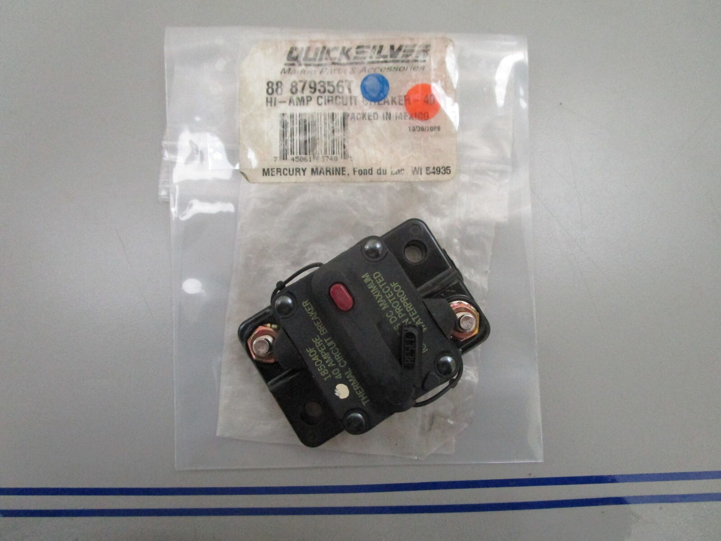 *NEW OEM* 0810 Mercury Quicksilver Hi-Amp Circuit Breaker 88-879356T
