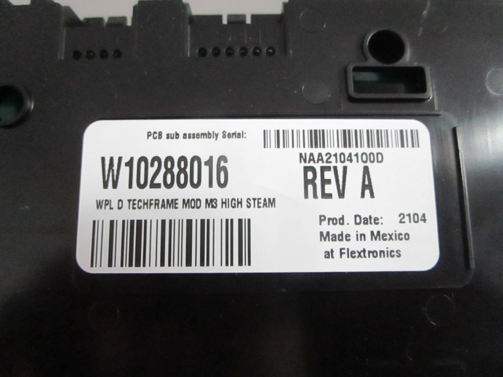 NEW OEM W10288016 Whirlpool Washer Control Board 0820
