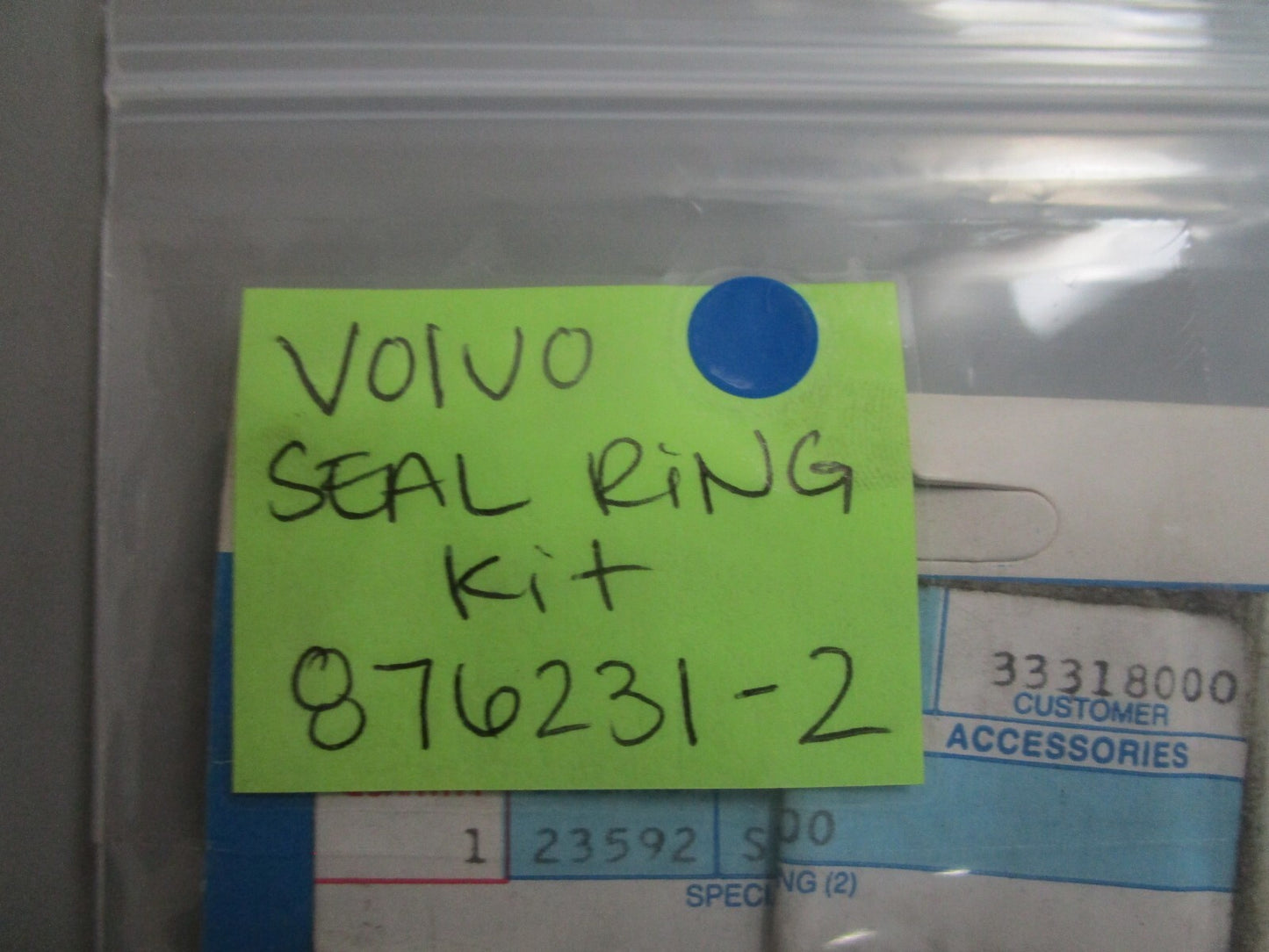 *NEW OEM* 0810 Volvo Penta Seal Ring Kit 876231-2