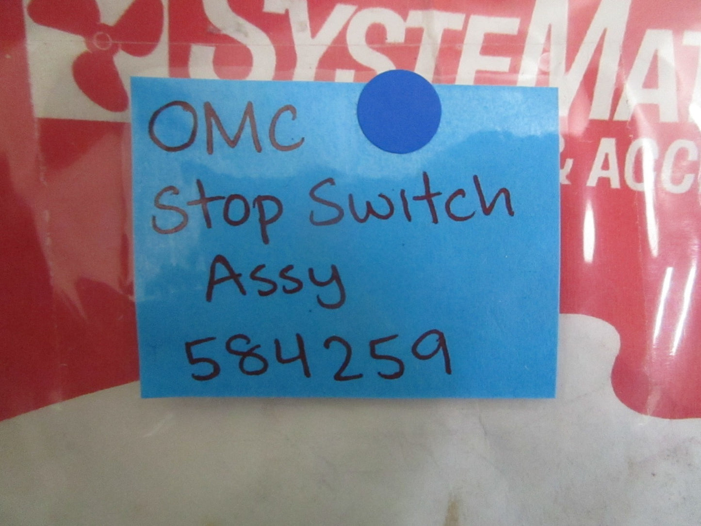 *NEW OEM* 0820 OMC Johnson Evinrude Stop Switch Assy 584259 0584259
