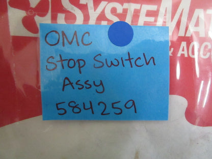 *NEW OEM* 0820 OMC Johnson Evinrude Stop Switch Assy 584259 0584259