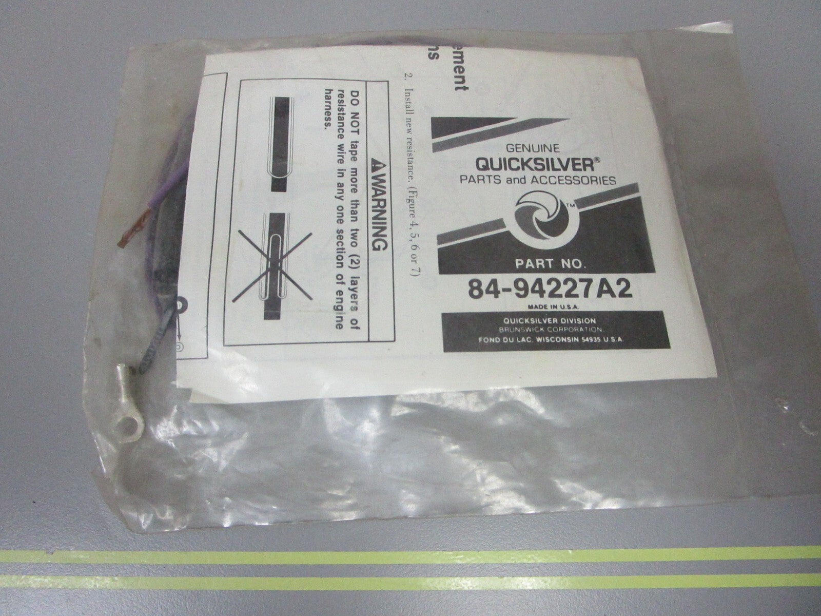 *NEW OEM* 0810 Mercury Quicksilver Resistance Cable Assembly 84-94227A2