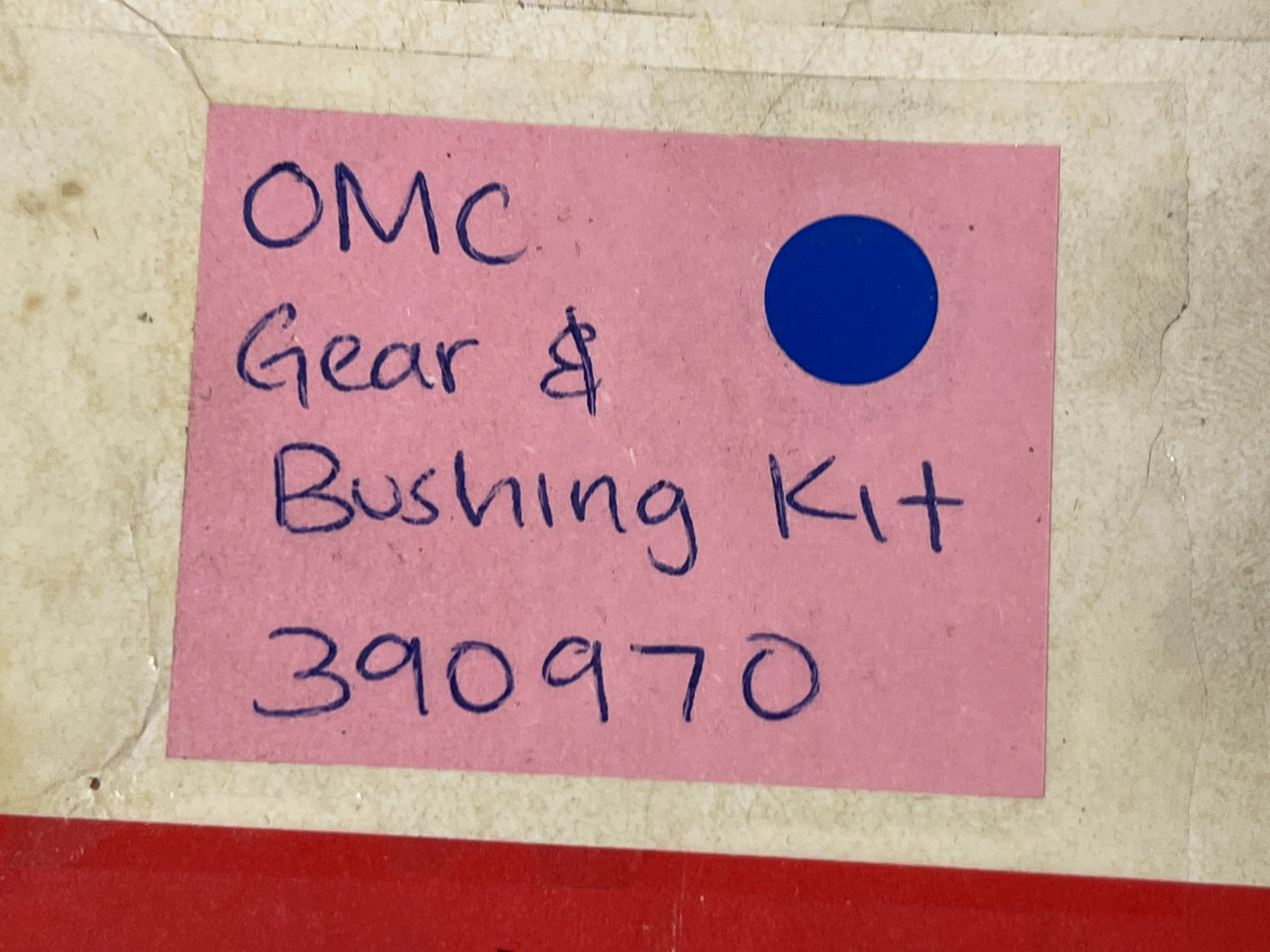 *NEW OEM* 0670 OMC Johnson Evinrude Gear & Bushing Kit 390970 0390970