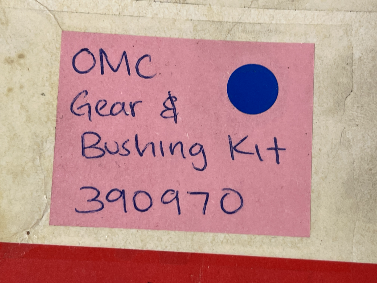 *NEW OEM* 0670 OMC Johnson Evinrude Gear & Bushing Kit 390970 0390970