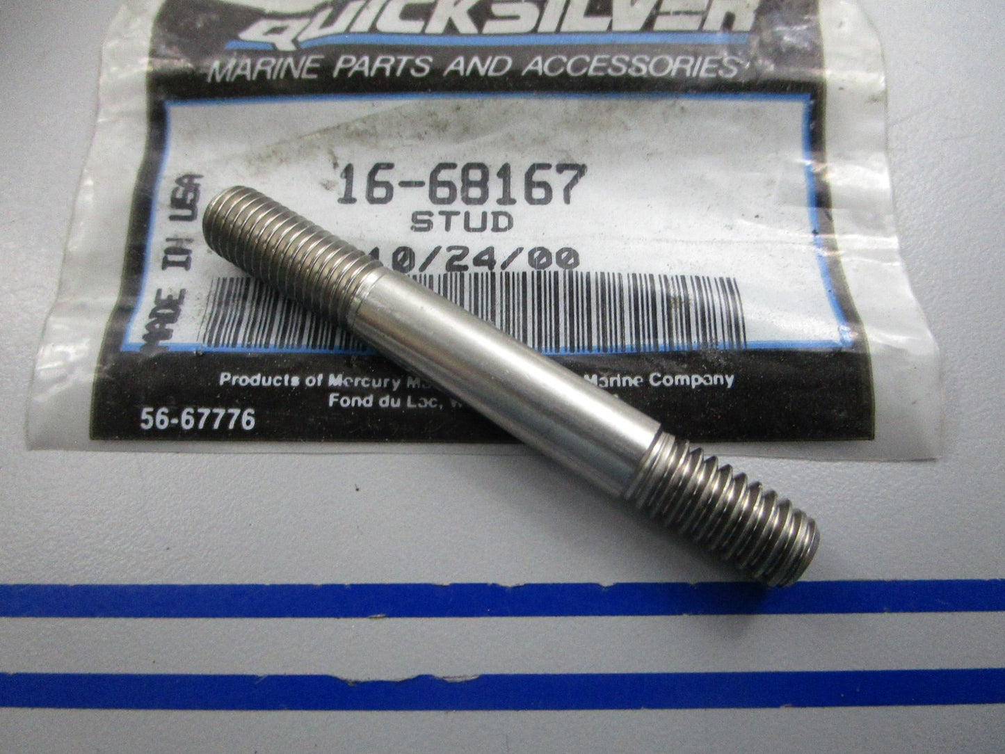 NEW OEM 16-68167 Mercury Quicksilver Stud 0810