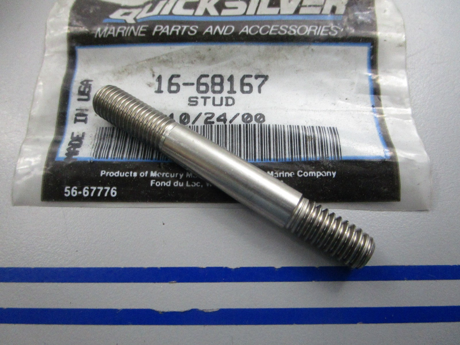 NEW OEM 16-68167 Mercury Quicksilver Stud 0810