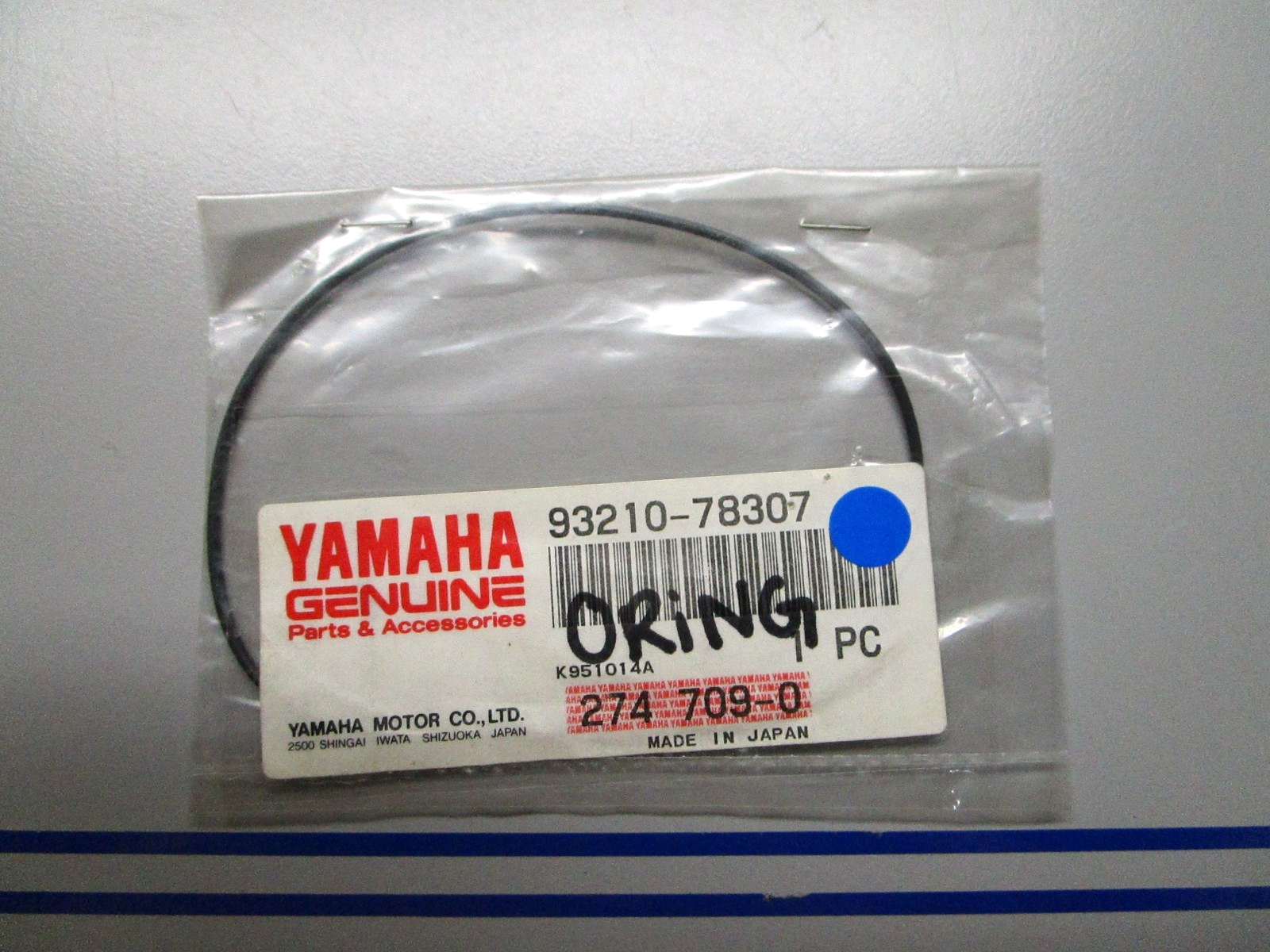 *NEW OEM* 0810 Yamaha O-Ring 93210-78307