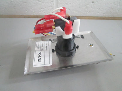 NEW OEM Schlage 709 GR EX ILL 12VDC 709 Series "Push to Exit" Button Switch 0820