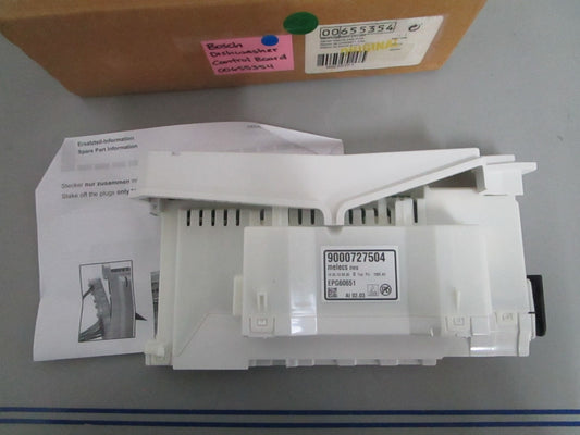 NEW OEM 00655354 Bosch Dishwasher Control Board 0820