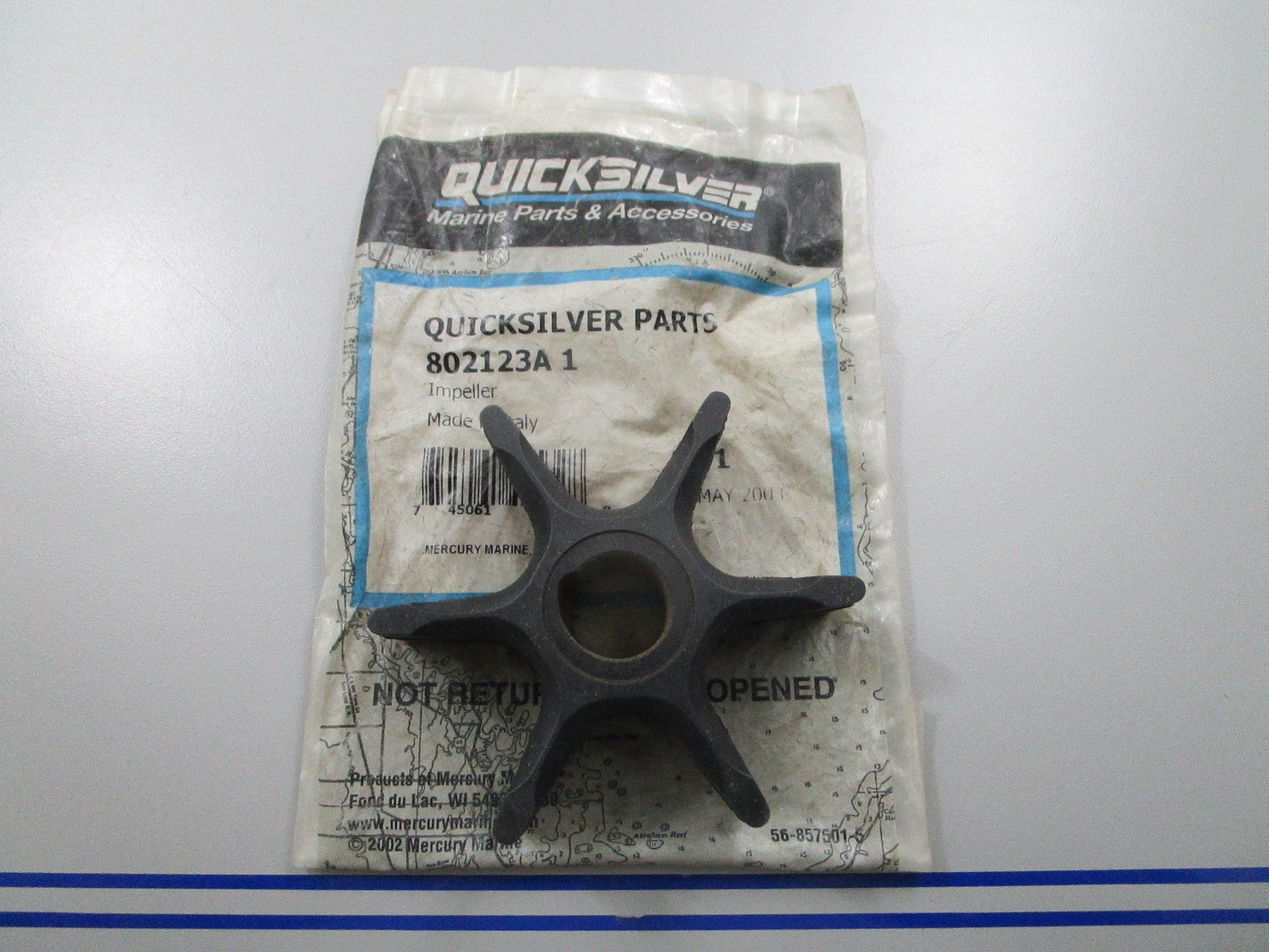 *NEW OEM* 0810 Mercury Quicksilver Impeller 802123A1