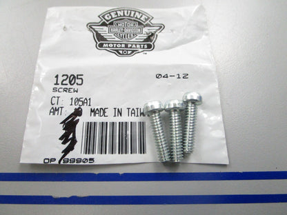 *NEW OEM* (LOT OF 3) 0810 Harley Davidson Screw 1205