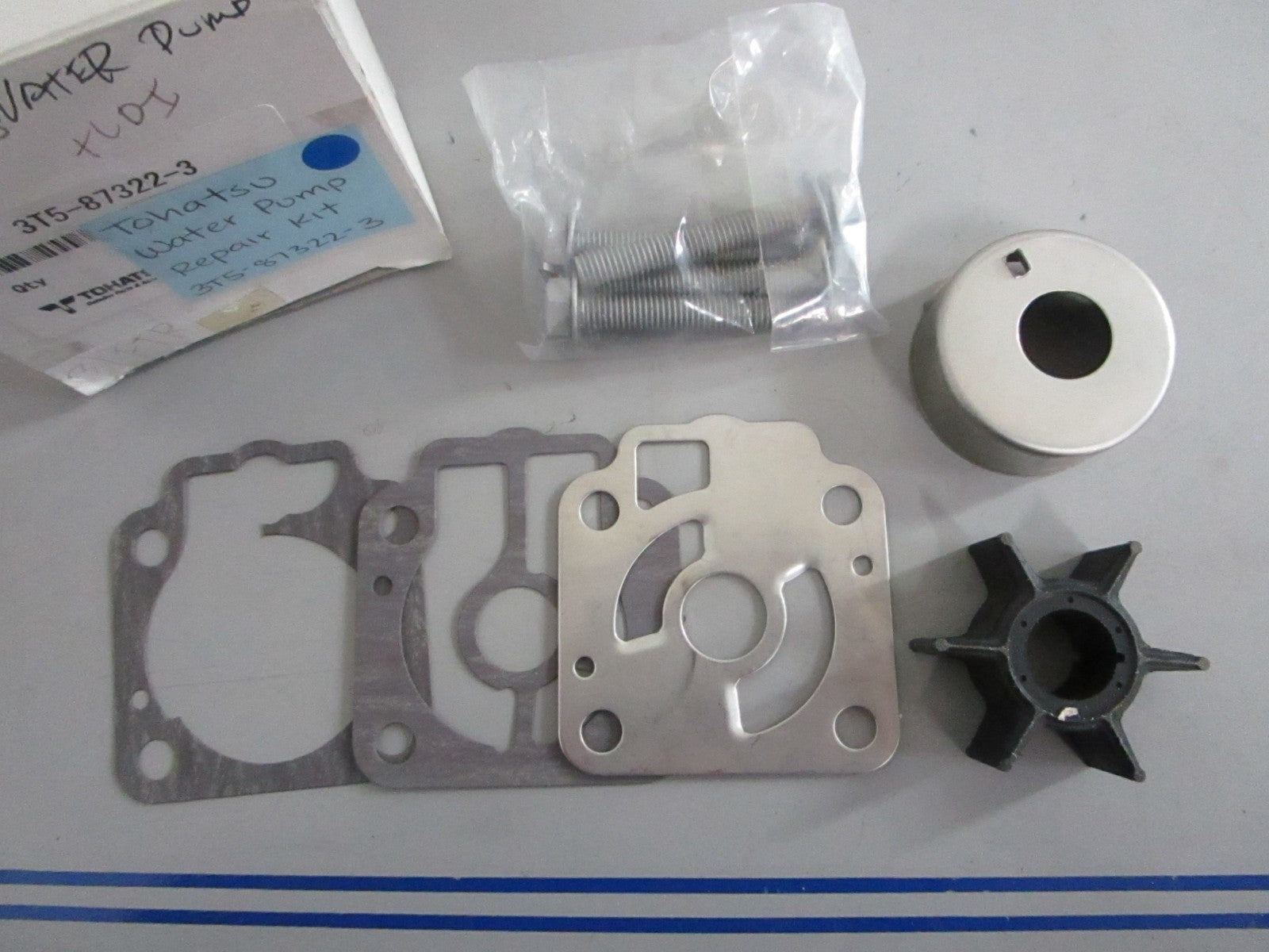 NEW OEM 3T5-87322-3 Tohatsu Water Pump Repair Kit 0820