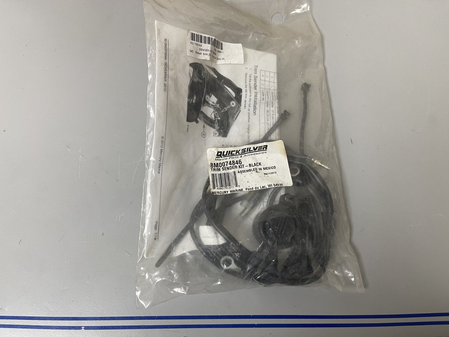 *NEW OEM* 0670 Mercury Quicksilver Trim Sender 8M0074846