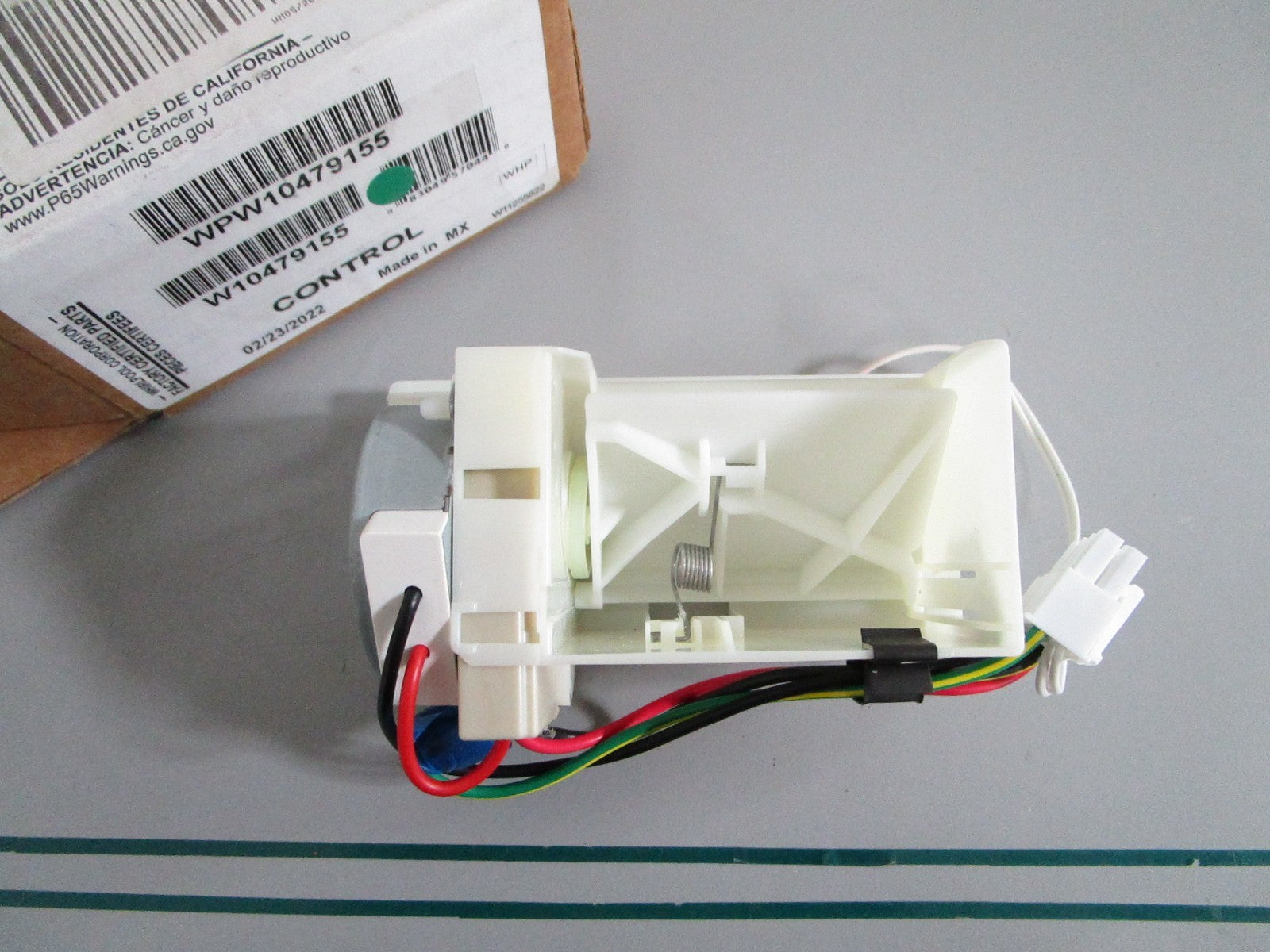 Whirlpool NEW OEM Refrigerator Damper Control Assembly WPW10479155 NOS Part 0820