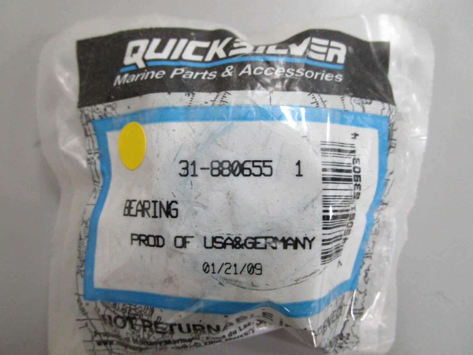 *NEW OEM* 0810 Mercury Quicksilver Bearing 31-8806551