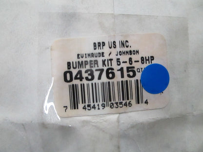 *NEW OEM* 0810 OMC Johnson Evinrude 5-6-8HP Bumper Kit 437615 0437615