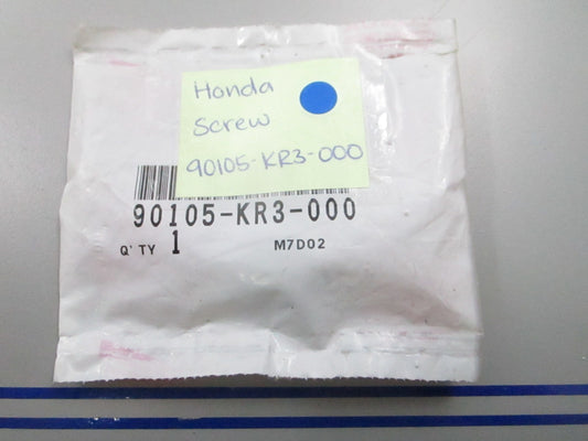 *NEW OEM* 0810 Honda Screw 90105-KR3-000