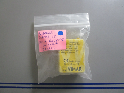 *NEW* 0770 Vimar Eikon IP 16AX Rocker Switch 20001