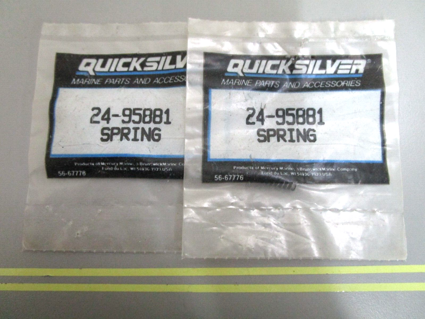 *NEW OEM* (LOT OF 2) 0750 Mercury Quicksilver TENSION SPRING 24-95881