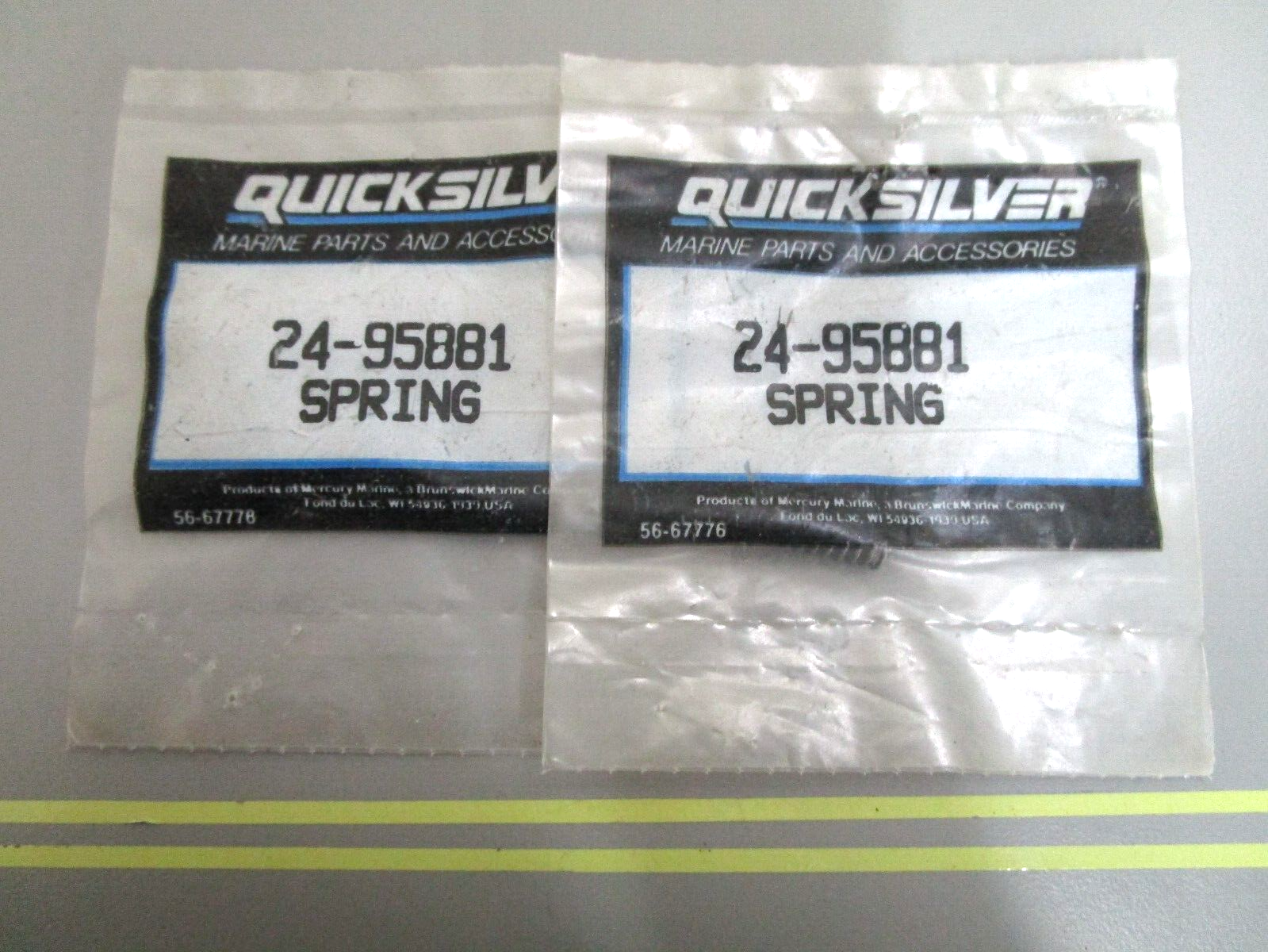 *NEW OEM* (LOT OF 2) 0750 Mercury Quicksilver TENSION SPRING 24-95881
