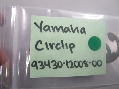NEW OEM (LOT OF 2) 93430-12008-00 Yamaha Circlip 0810
