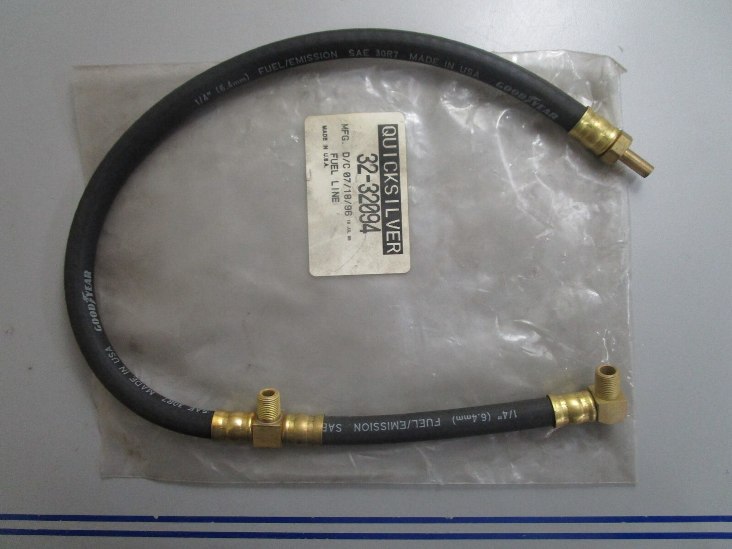 *NEW OEM* 0820 Mercury Quicksilver Fuel Line 32-32094