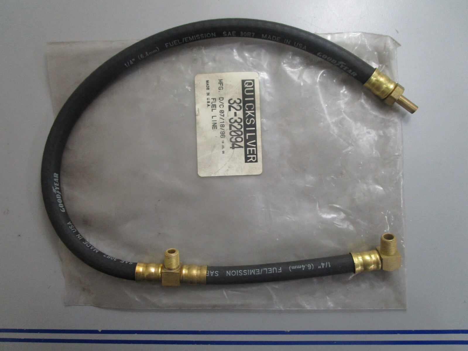 *NEW OEM* 0820 Mercury Quicksilver Fuel Line 32-32094