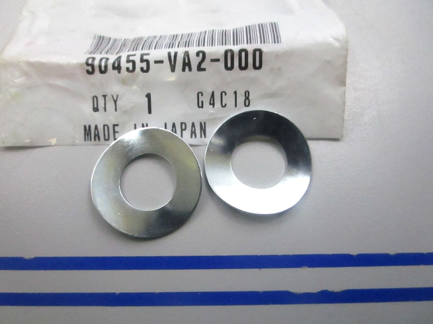 NEW OEM (LOT OF 2) 90455-VA2-000 Wheel Washer 0810