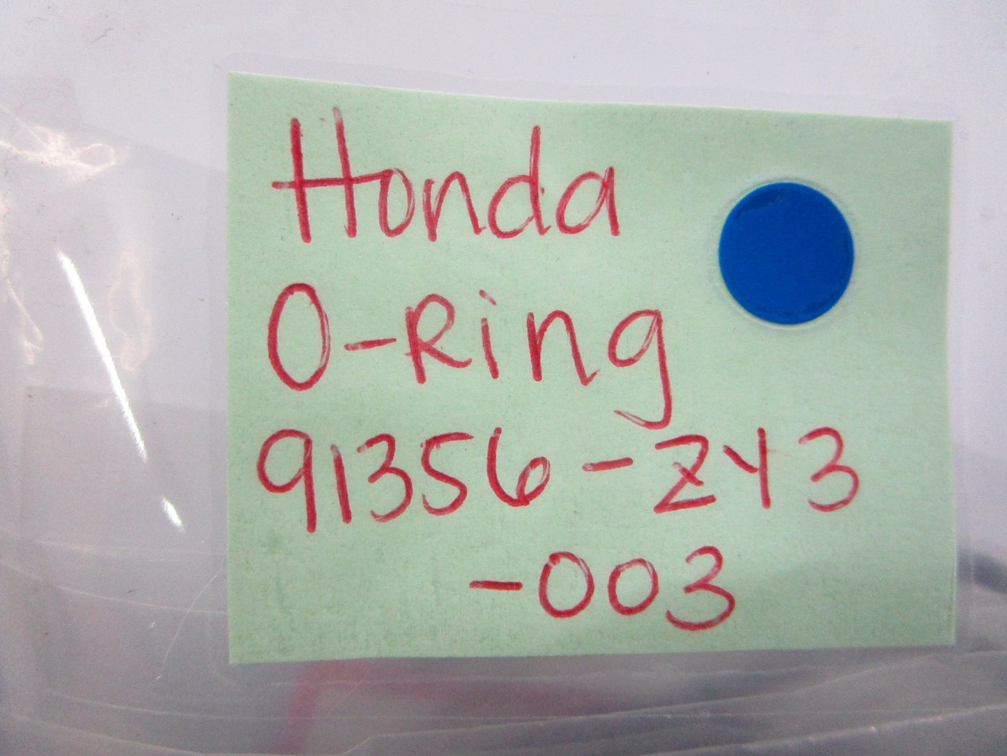 *NEW OEM* 0810 Honda O-Ring 91356-ZY3-003