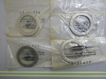 *NEW OEM* (LOT OF 4) 0820 Mercury Quicksilver Washer 12-37429