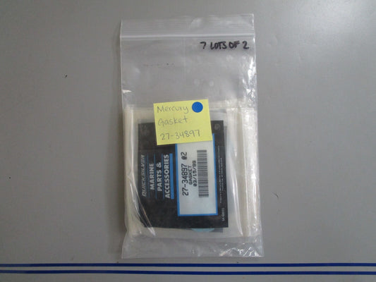 *NEW OEM* (LOT OF 2) 0770 Mercury Quicksilver Gasket 27-34897