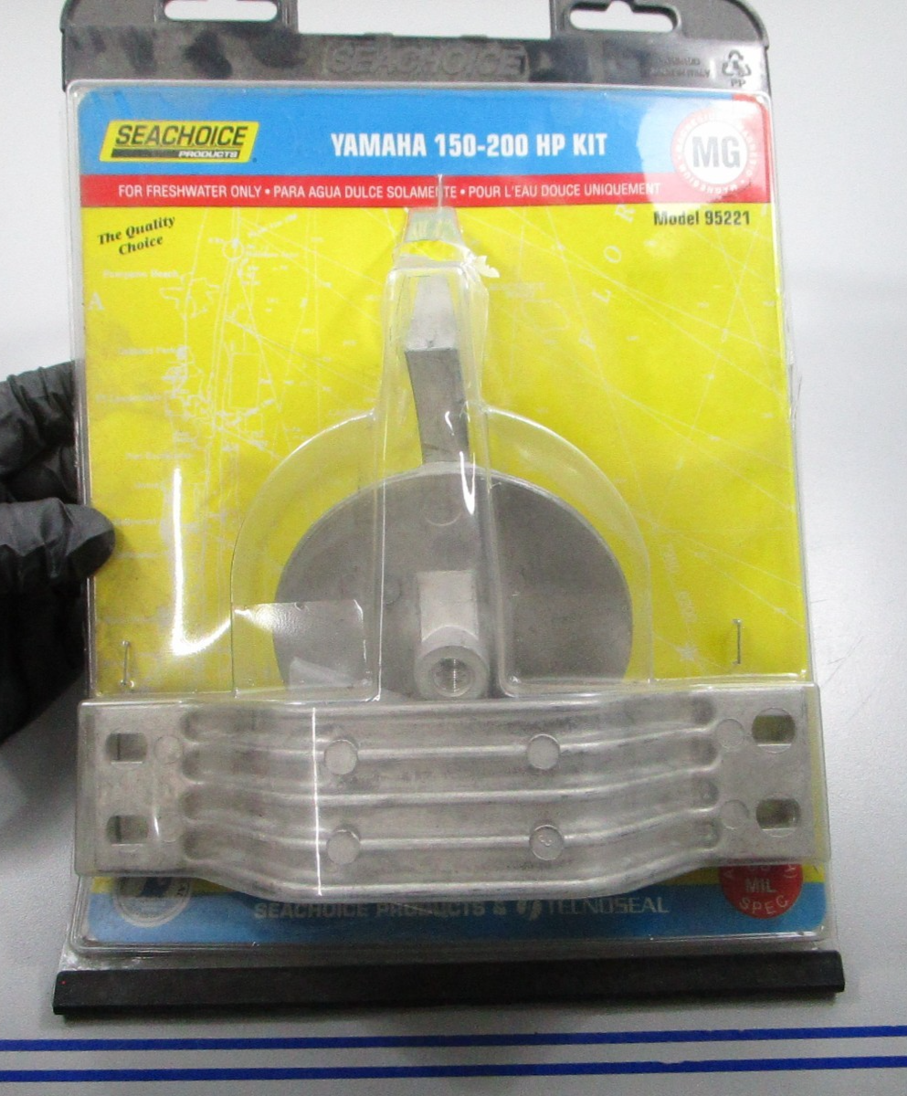 NEW Seachoice Yamaha Model 95221 Magnesium Anode Kit 150-200hp 0720