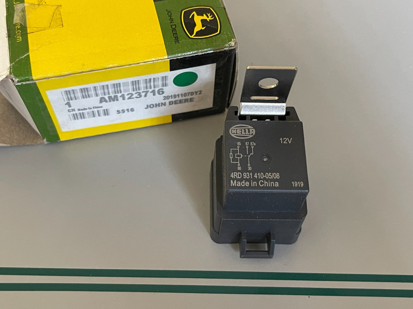 John Deere AM123716 NEW OEM Relay 12V 30A ZTrak X700 X500 Front Mower Gator 0720