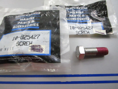 NEW OEM (LOT OF 2) 10-825427 Mercury Quicksilver Screw 0810